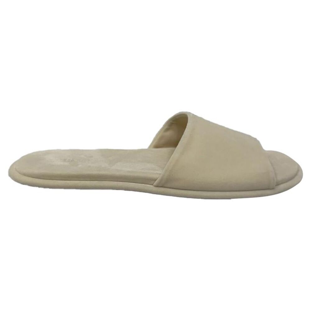 The Row Canal Slippers in Ivory Velvet